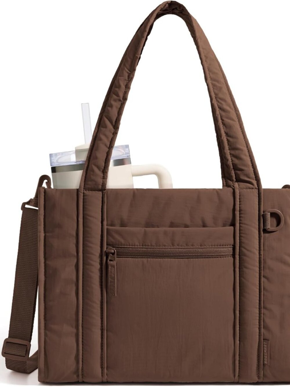 Boxy Tote Bag for Women, Crossbody Bag with Zipper, Crush Bow Purses for Travel